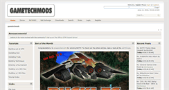 Desktop Screenshot of gametechmods.com